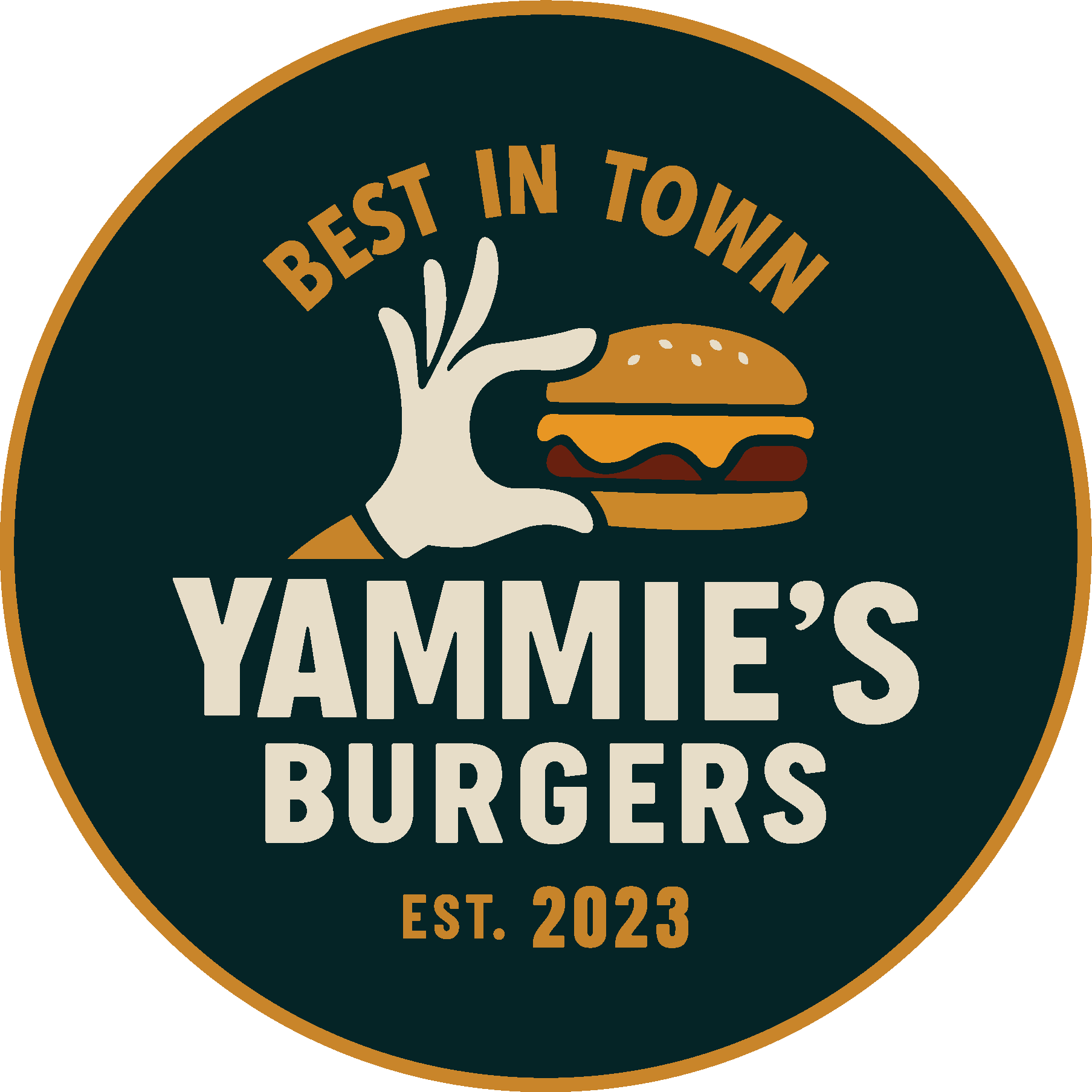 Yammie's Burgers Logo - Ambachtelijke burgers in Bocholt